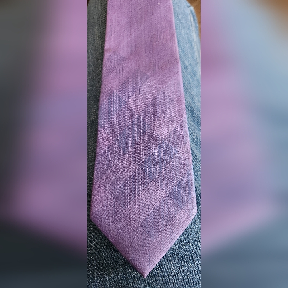 MEN'S PURPLE BLUE IRIDESCENT SILK TIE KOHL'S APT. 9 NEW WITH TAGS